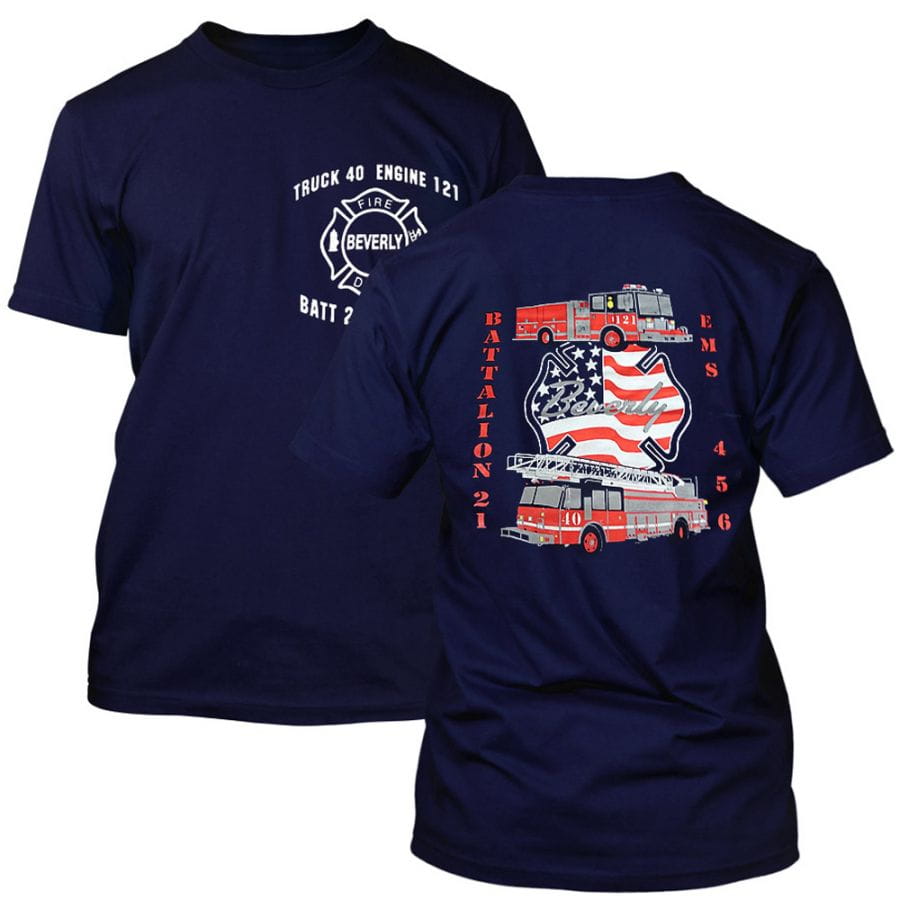Chicago Fire Dept. - Engine 121 "Beverly" T-Shirt