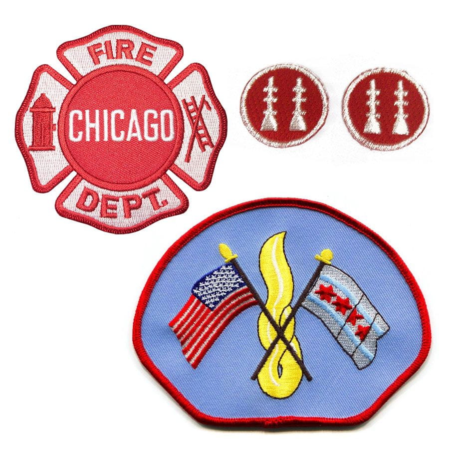 Chicago Fire Dept. - Captain Patch Set