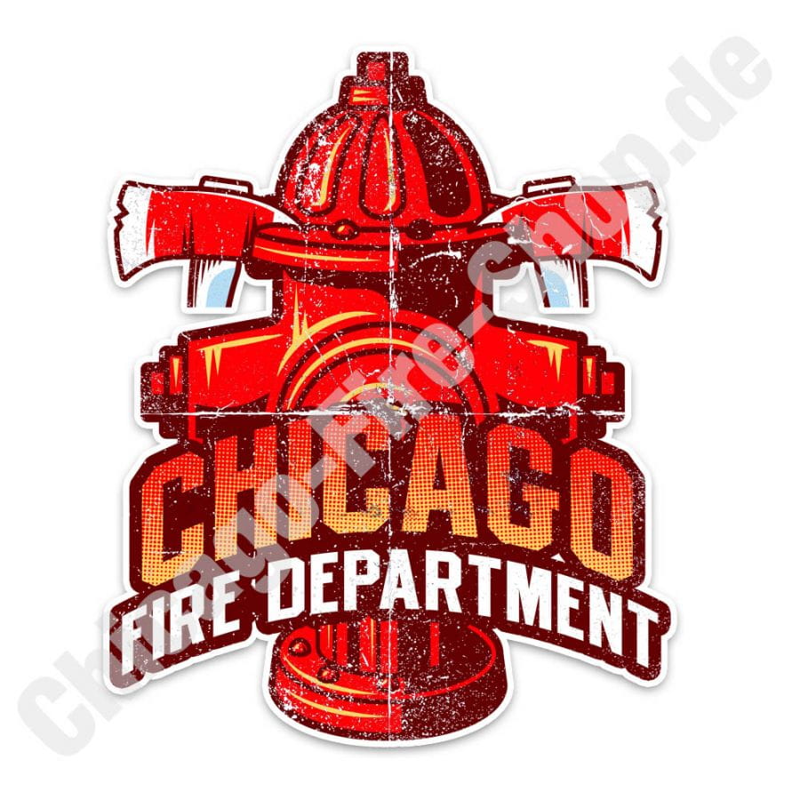 Chicago Fire Dept. - Hydrant - Sticker