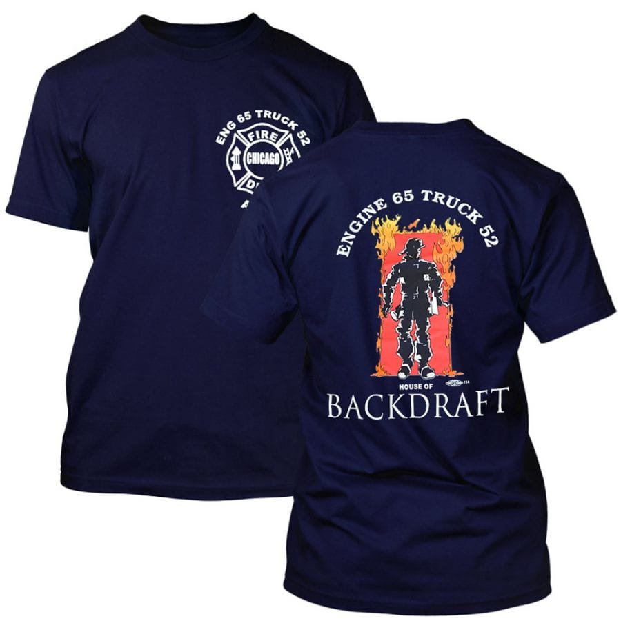 Chicago Fire Dept. - Engine 65 "Backdraft" T-Shirt