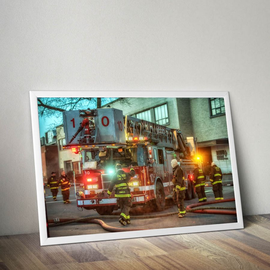 Chicago Fire Dept. - Tower 10 Poster (A1 - 59,4 cm x 84,1 cm)