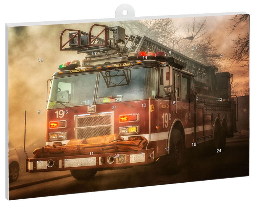 Chicago Fire Department - Advent calendar 2019 + free mini poster (Truck 19)