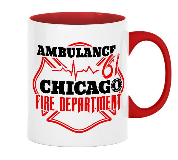 Chicago Fire Dept. - Ambulance 61 - Ceramic cup