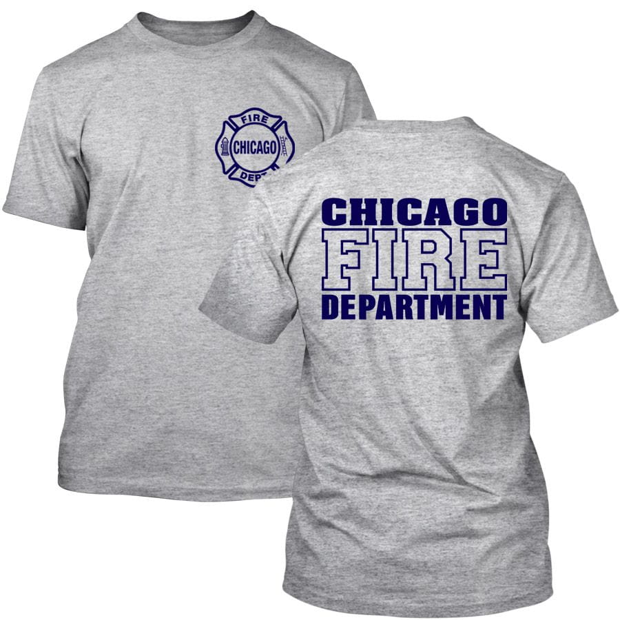 Chicago Fire Dept. - T-Shirt in grey