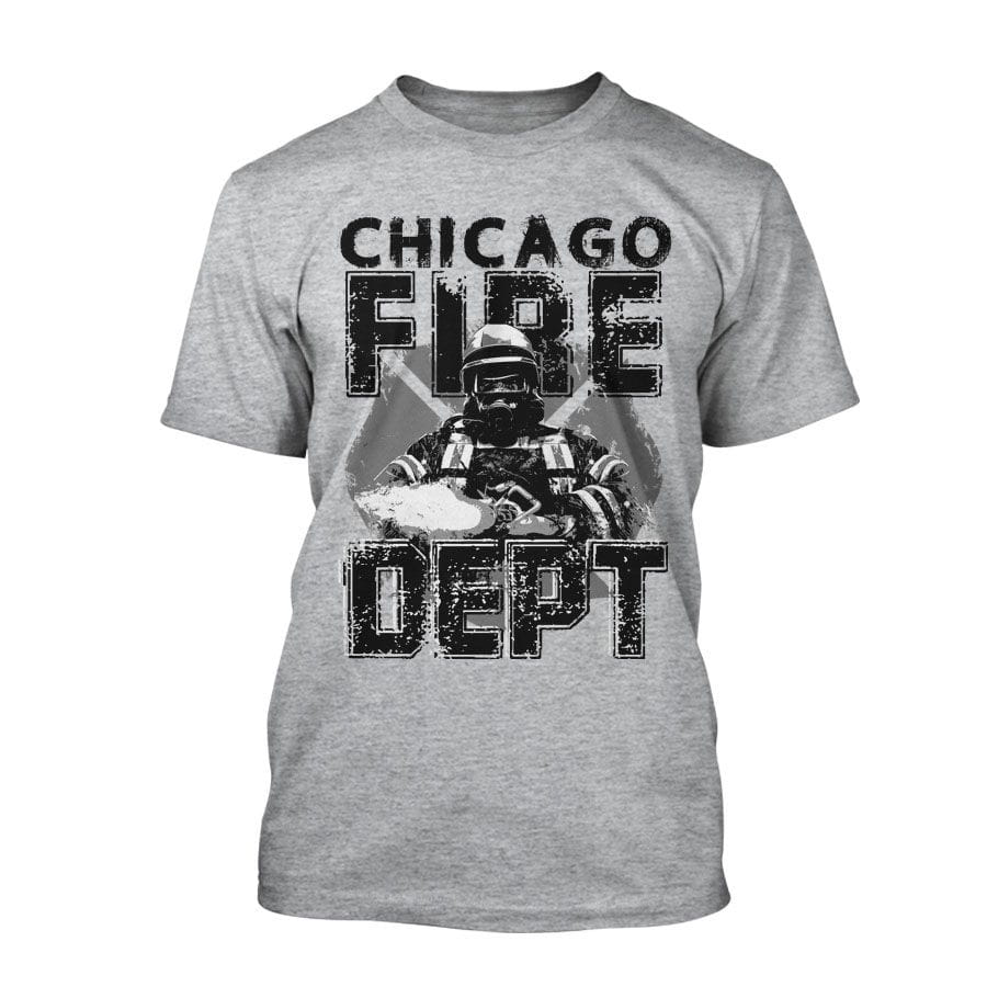 Chicago Fire Department - T-Shirt in grey