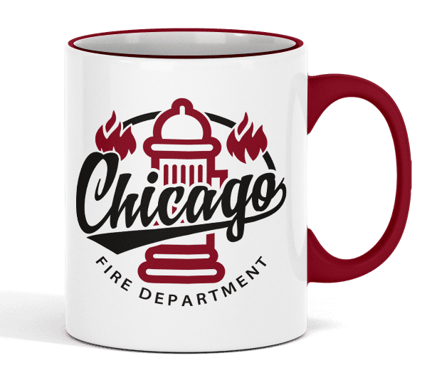 Chicago Fire Dept. - Ceramic cup (hydrant)