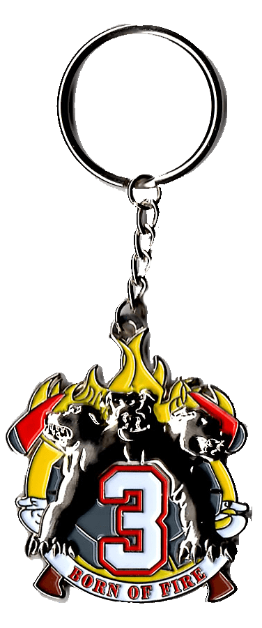 Chicago Fire Dept. - Squad 3 Keyring Pendant