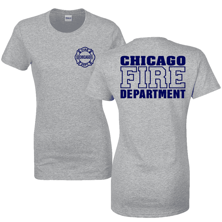 Chicago Fire Dept. - T-Shirt for women in grey
