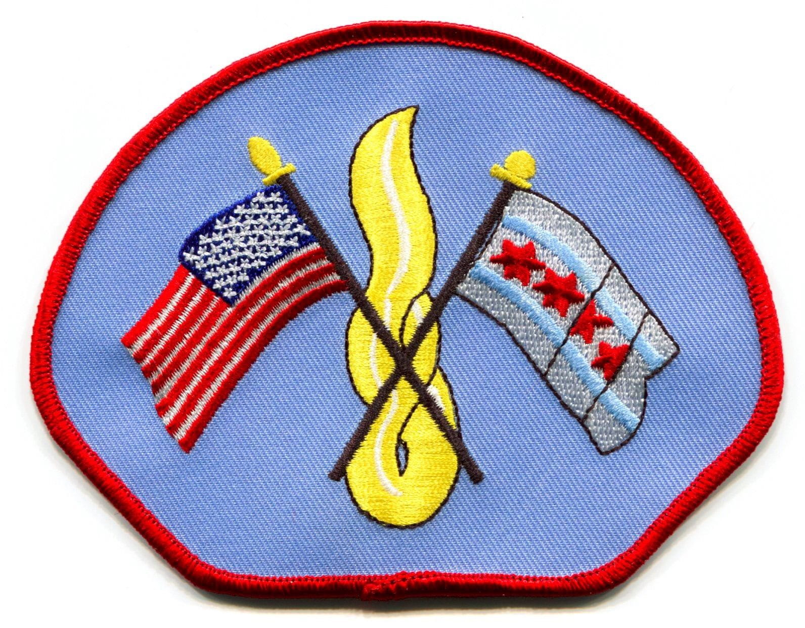 Embroidered Chicago Fire Department Paramedic Emblem Patch