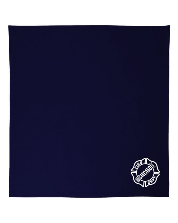Chicago Fire Dept. - Kuscheldecke in navy