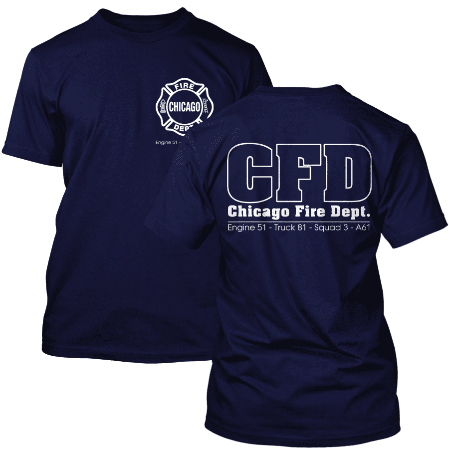 Chicago Fire - Series T-Shirt (Engine 51, Truck 81, Squad 3, A61)