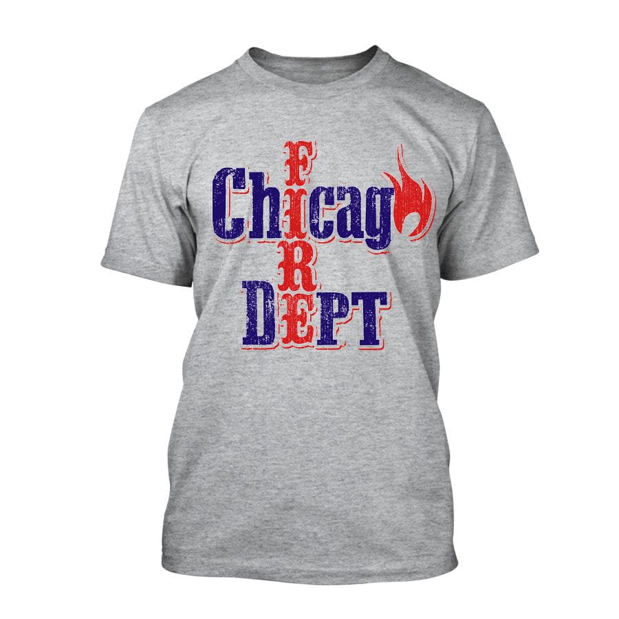 Chicago Fire Department - T-Shirt in grey