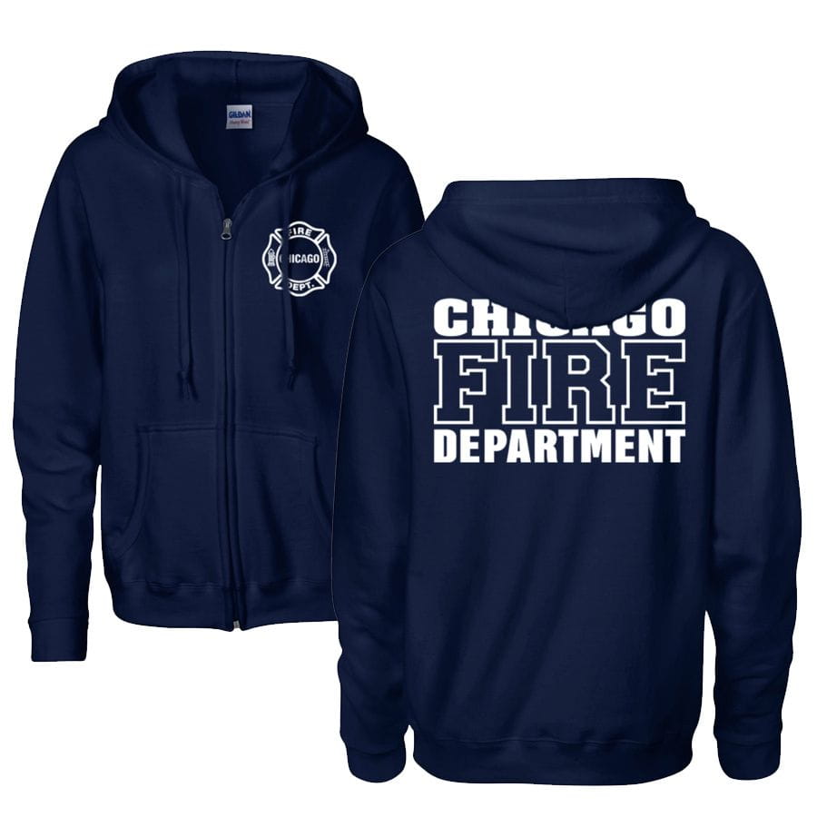 Chicago Fire Dept. - Hooded sweat jacket for women