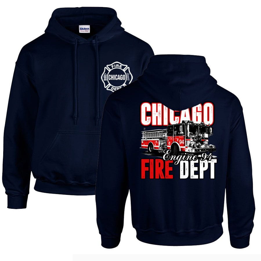 Chicago Fire Dept. - Engine 94 Hooded Sweater