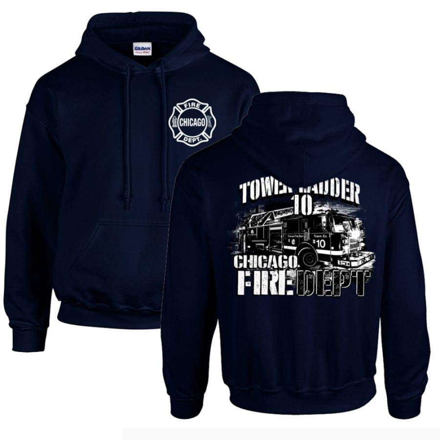 Chicago Fire Dept. - Tower 10 Hooded Sweater