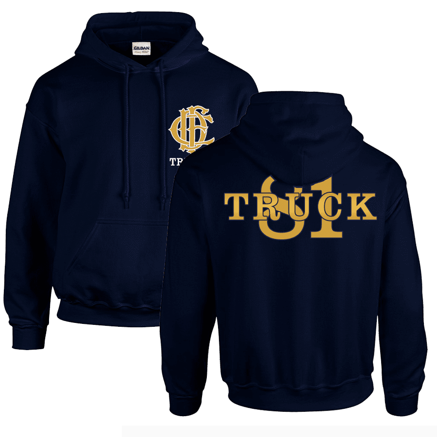 Chicago Fire Dept. - Truck 81 Hooded Sweater (Gold Edition)