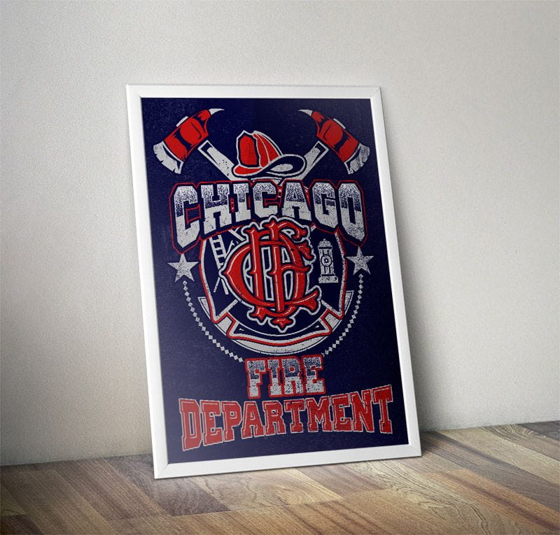 Chicago Fire Dept. - Poster (A1 - 59,4 cm x 84,1 cm)