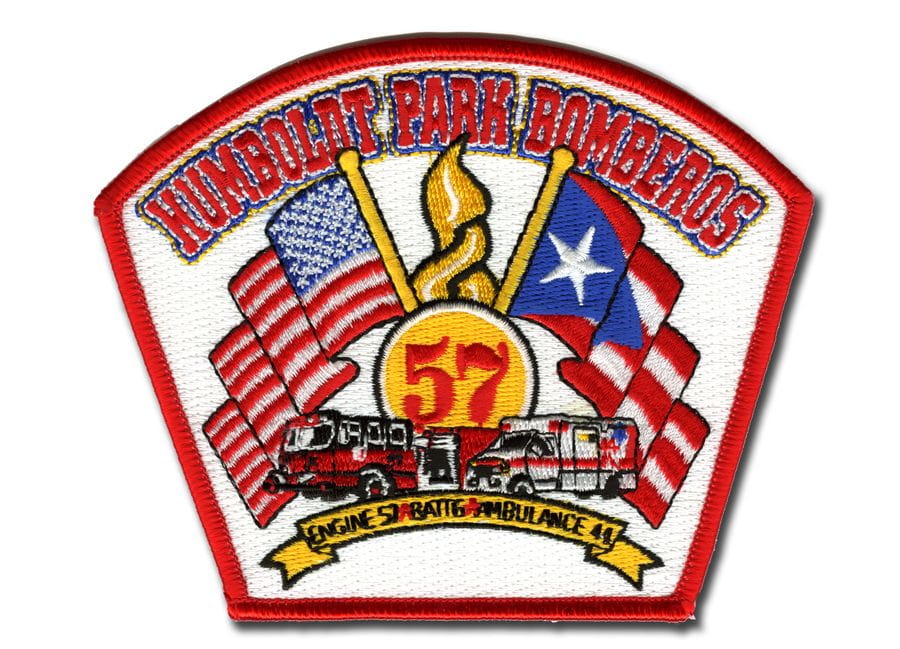 Chicago Fire Dept. - Engine 57, Battalion 12, Ambulance 44 - Patch / Aufnäher