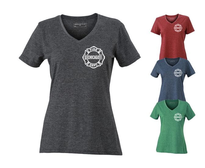 Chicago Fire Dept. - T-Shirt for Women (V-Neck)