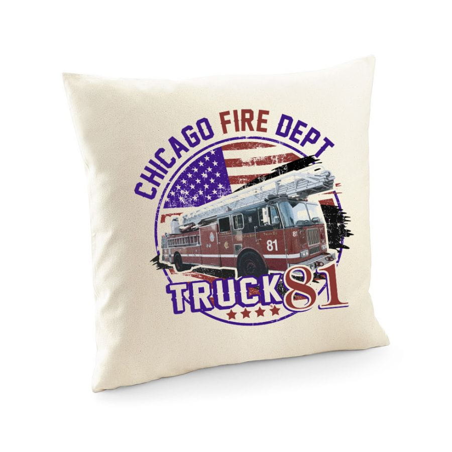 Chicago Fire Dept. - Truck 81 - Cushion cover
