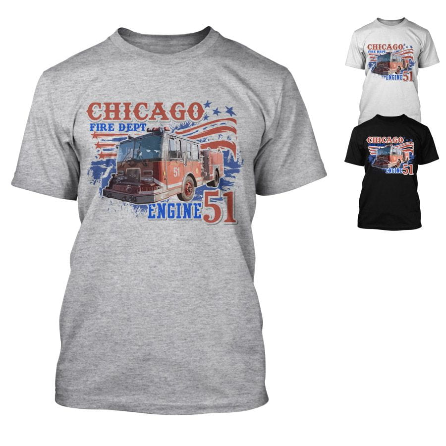 Chicago Fire Dept. - Engine 51 - T-Shirt