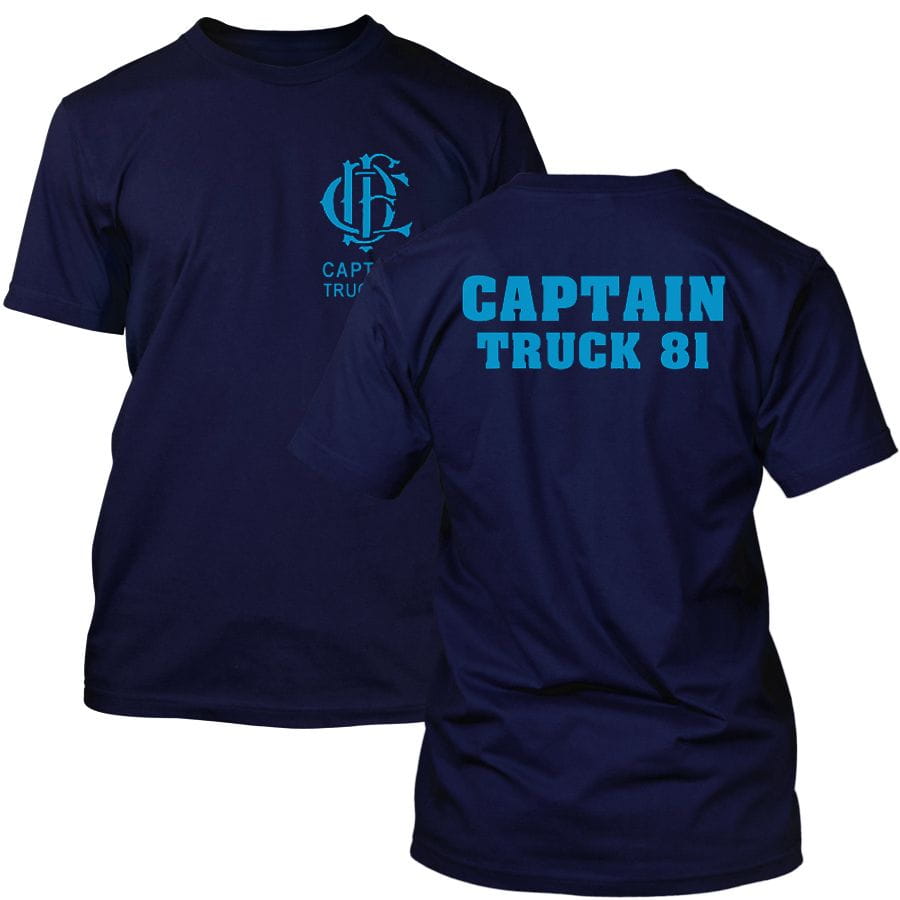 Chicago Fire Dept. - Captain Truck 81 T-Shirt