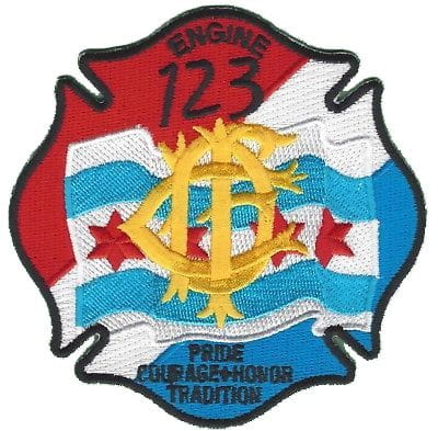 Chicago Fire Dept. - Engine 123 - Patch / Patches