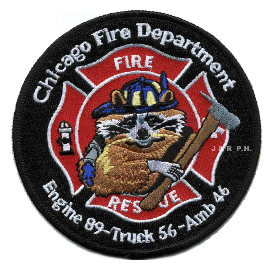 Chicago Fire Dept. - Engine 89, Truck 56, Ambulance 46 - Patch / Patch