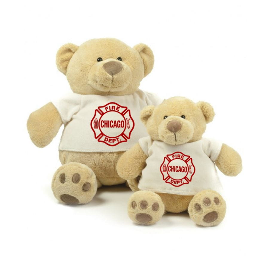 Chicago Fire Dept. - Teddy bear in different sizes
