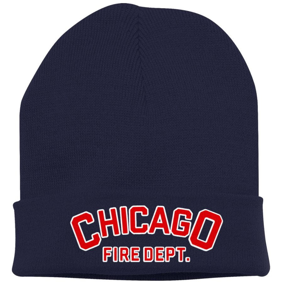 Chicago Fire Dept (lettering) - Winter cap
